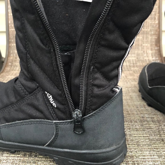 Quechua Kids black&white side zip snowboots - Picture 6 of 7